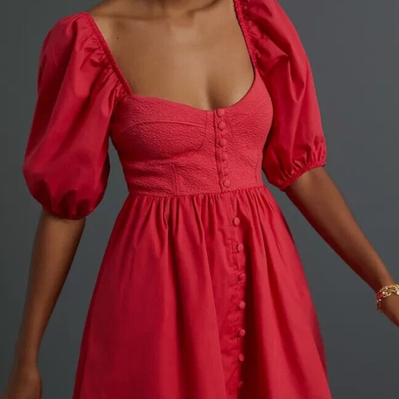 Mauve anthropology dress - Picture 2 of 5